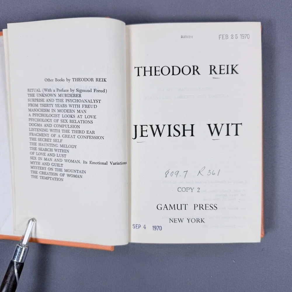 N/A theodor reik
